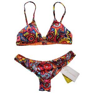 Brazilian Bikini - multi-color seamless bottom